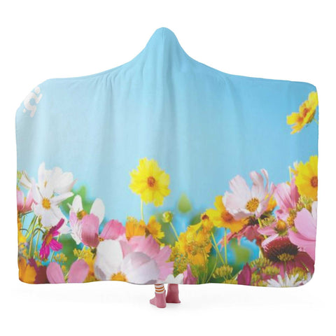 Mr.Shit Hooded Blanket - Wild Flowers Accessories $ 55.64