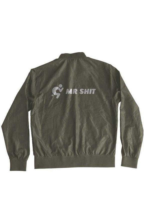 Mr.Shit Lightweight Bomber Jacket - Army Men's Premium Jackets $ 150.00