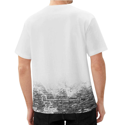 Mens All Over Print T-Shirt - Brick Wall - Mr.Shit