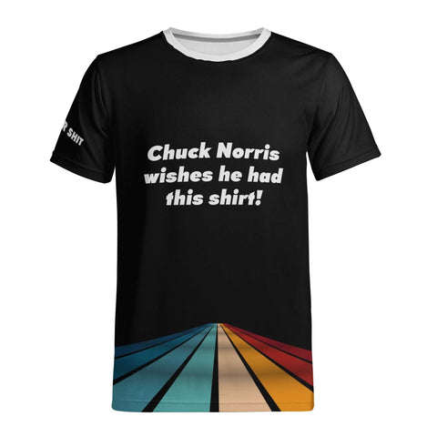 Mens All Over Print T-shirt - Chuck Norris - Mr.Shit