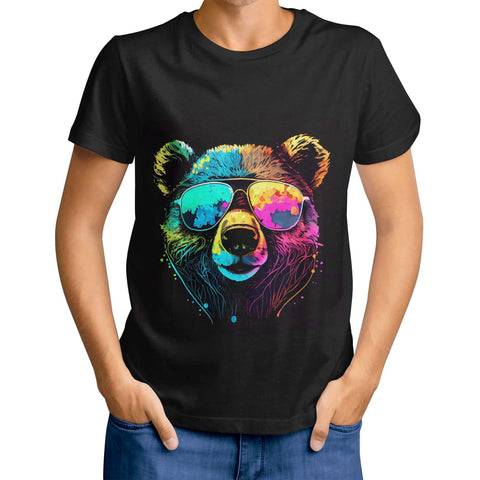 Mr.Shit Mens T-shirt - Cool Bear Men's T-Shirts $ 25.84