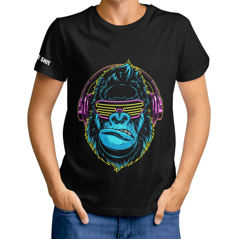 Mr.Shit Mens T-shirt - Gorilla 2 - Logo on Sleeve Men's T-Shirts $ 25.84