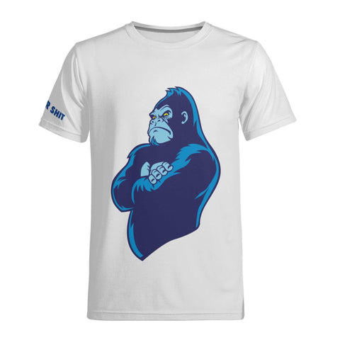 Mens All Over Print T-shirt - Gorilla - Logo on Sleeve - Mr.Shit