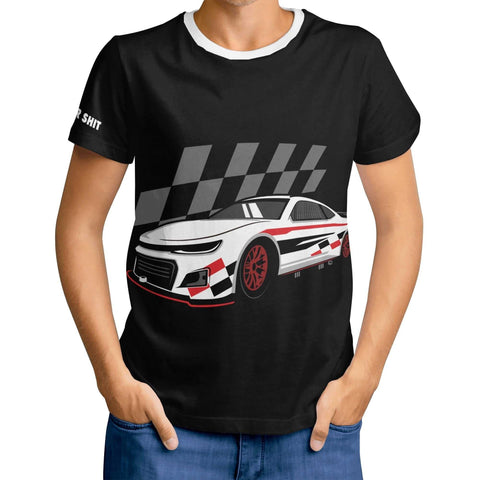 Mr.Shit Mens T-shirt - Muscle Car 2 - Logo on Sleeve Men's T-Shirts $ 25.84