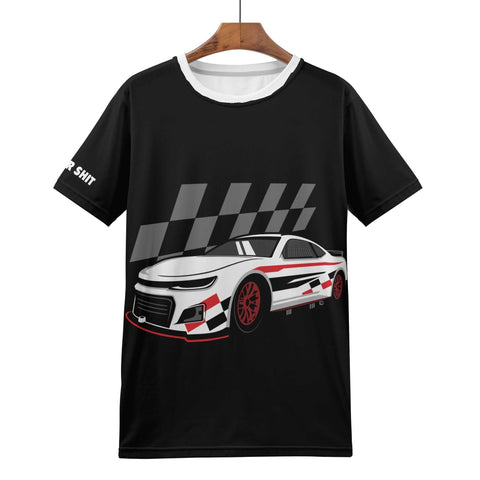 Mens All Over Print T-shirt - Muscle Car 2 - Logo on Sleeve - Mr.Shit