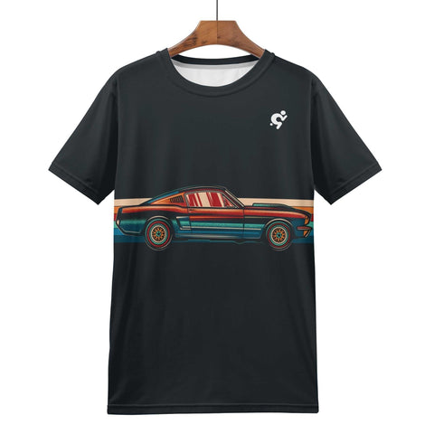 Mens All Over Print T-shirt - Muscle Car 4 - Mr.Shit