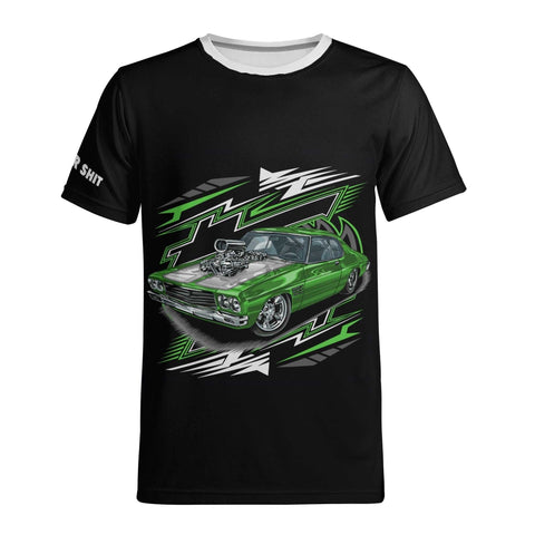 Mens All Over Print T-shirt - Muscle Car - Logo on Sleeve - Mr.Shit