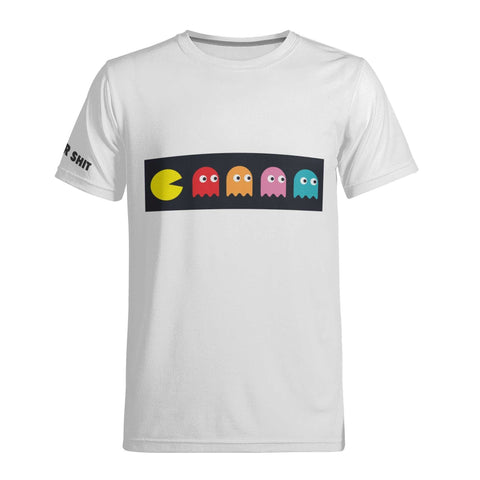 Mens All Over Print T-shirt - New Game 2 - Logo on Sleeve - Mr.Shit