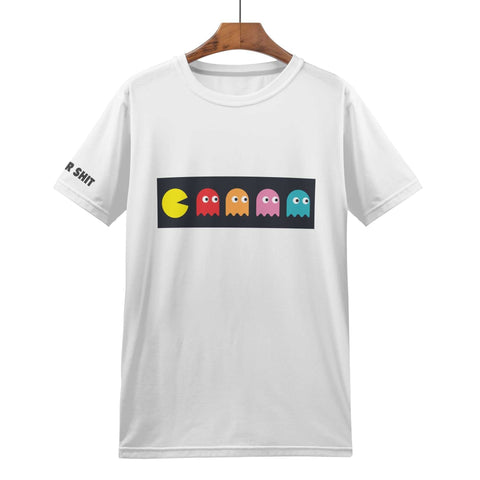 Mens All Over Print T-shirt - New Game 2 - Logo on Sleeve - Mr.Shit