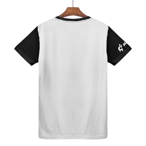 Mens All Over Print T-shirt - Panda - Logo on Sleeve - Mr.Shit