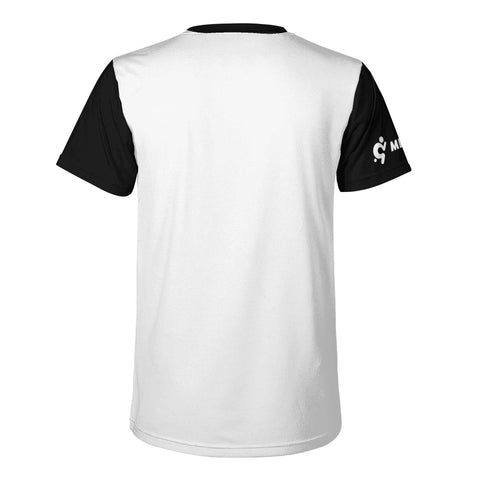 Mens All Over Print T-shirt - Panda - Logo on Sleeve - Mr.Shit