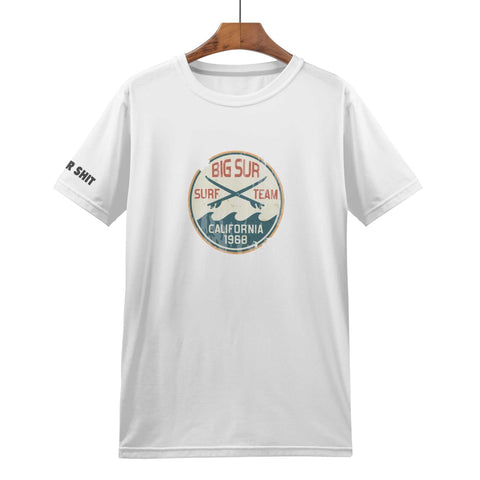 Mens All Over Print T-shirt - Retro Surf - Logo on Sleeve - Mr.Shit