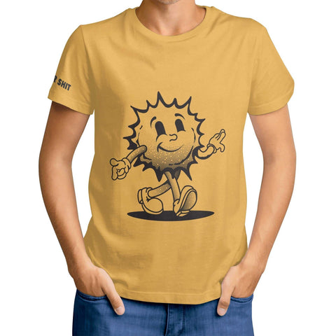 Mr.Shit Mens T-shirt - Sunshine - Logo on sleeve Men's T-Shirts $ 25.84