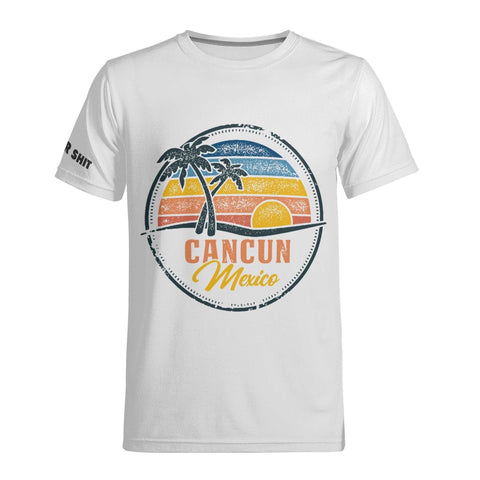 Mens All Over Print T-shirt - Surf 3 - Logo on Sleeve - Mr.Shit