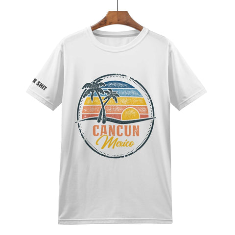 Mens All Over Print T-shirt - Surf 3 - Logo on Sleeve - Mr.Shit