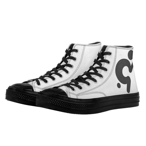 Mr.Shit Men's Classic Black High Top Canvas Shoes Shoes & Footwear $ 69.00