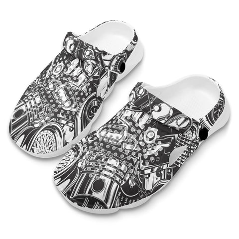 Mr.Shit Mens Clogs - Engine Parts Shoes & Footwear $ 38.58