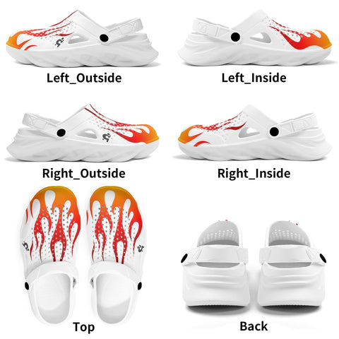 Mens Crocs - Flames - Mr.Shit