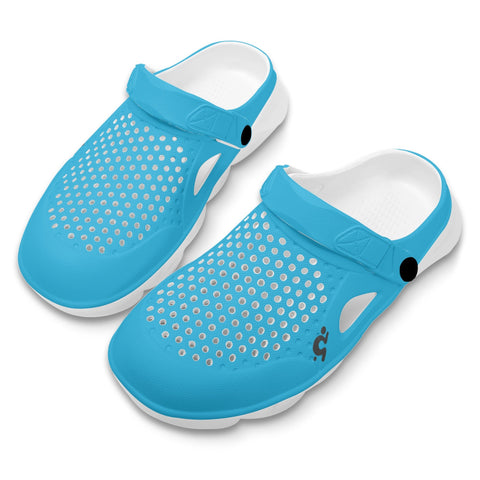 Mr.Shit Mens Clogs - Light Blue Shoes & Footwear $ 38.58