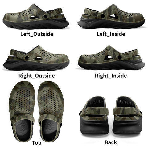 Mens Crocs - Military - Mr.Shit