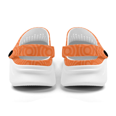 Mens Crocs - Orange Pattern - Mr.Shit