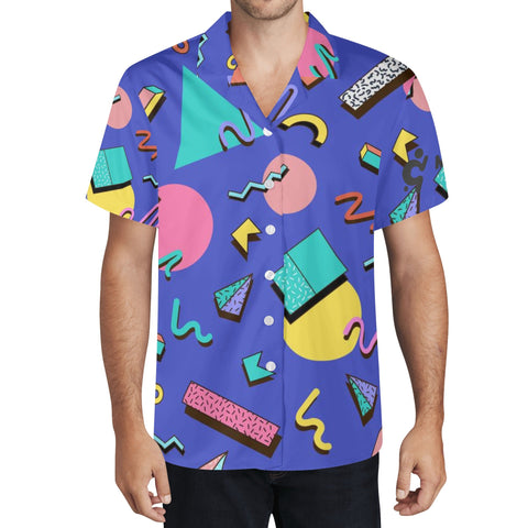 Mens Hawaiian Shirt - 90s Pattern 2 - Mr.Shit