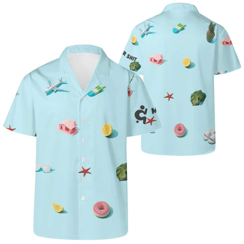 Mr.Shit Mens Hawaiian Shirt - Beach Men's Hawaiian Casual Shirts $ 40.52