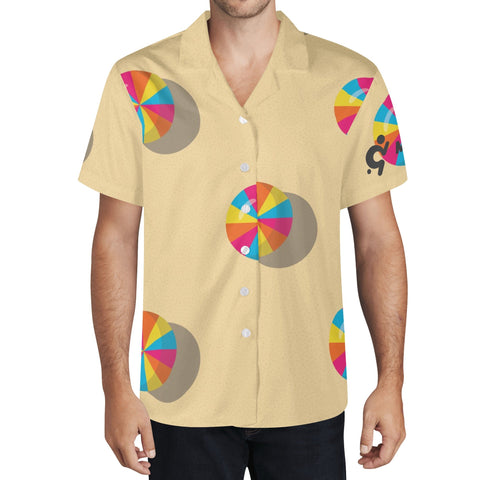 Mens Hawaiian Shirt - Beach Umbrellas - Mr.Shit