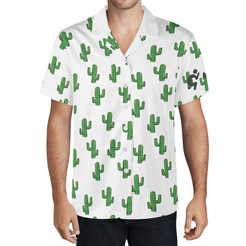 Mens Hawaiian Shirt - Cactus - Mr.Shit