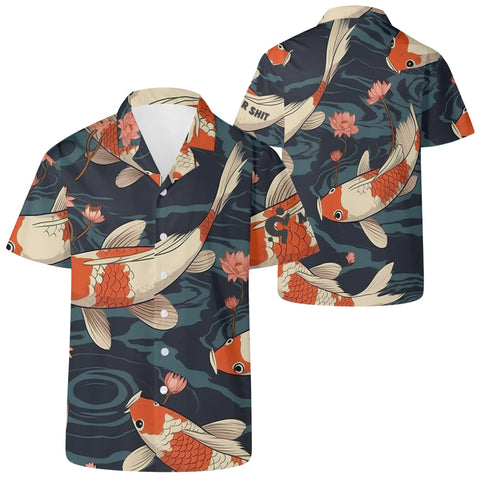 Mens Hawaiian Shirt - Coy Fishes - Mr.Shit