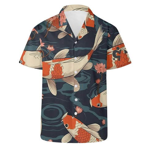 Mens Hawaiian Shirt - Coy Fishes - Mr.Shit