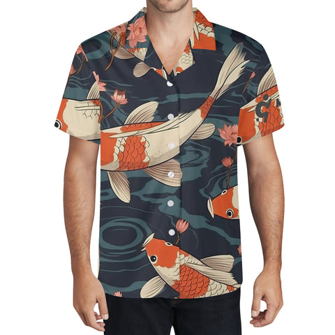 Mens Hawaiian Shirt - Coy Fishes - Mr.Shit