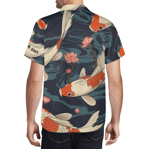 Mens Hawaiian Shirt - Coy Fishes - Mr.Shit