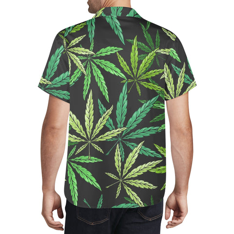 Mens Hawaiian Shirt - Super Green - Mr.Shit