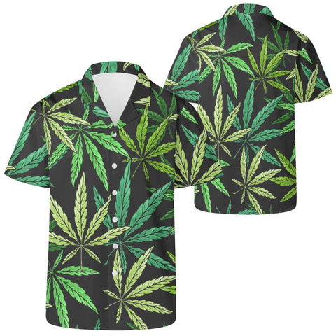 Mens Hawaiian Shirt - Super Green - Mr.Shit