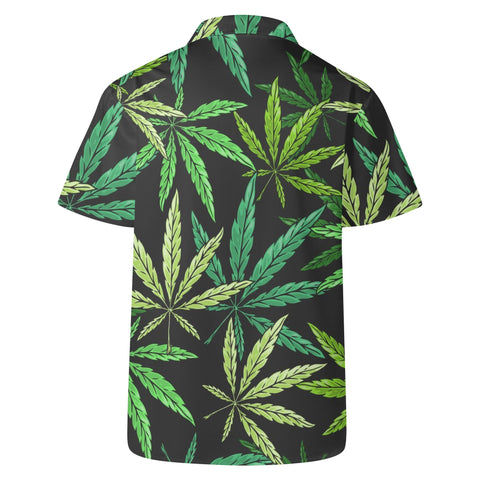 Mens Hawaiian Shirt - Super Green - Mr.Shit