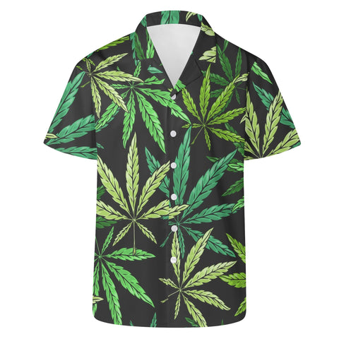 Mens Hawaiian Shirt - Super Green - Mr.Shit