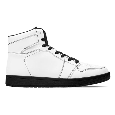 Men's High Top Leather Sneakers - Mr.Shit