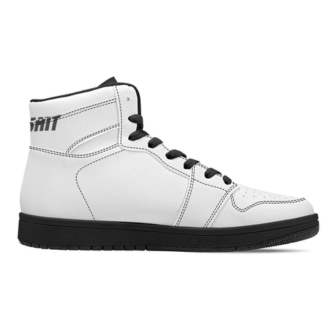 Men's High Top Leather Sneakers - Mr.Shit