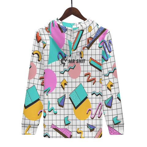 Mens Hoodie - 90s Pattern 2 - Mr.Shit