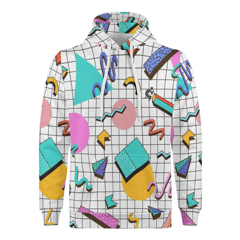 Mens Hoodie - 90s Pattern 2 - Mr.Shit