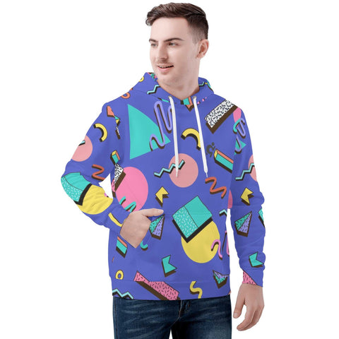 Mens Hoodie - 90s Pattern 3 - Mr.Shit