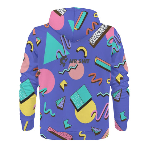 Mens Hoodie - 90s Pattern 3 - Mr.Shit