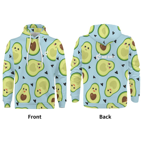 Mens Hoodie - Avocados - Mr.Shit