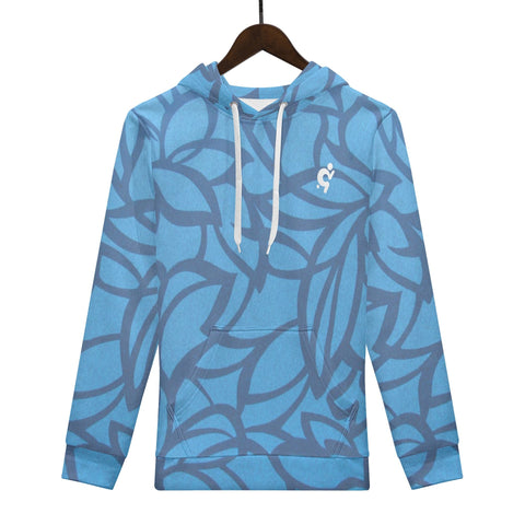 Mens Hoodie - Blue Pattern - Mr.Shit