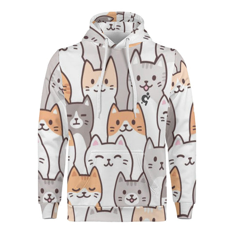 Mens Hoodie - Cats - Mr.Shit