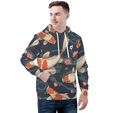 Mens Hoodie - Coy Fish - Mr.Shit