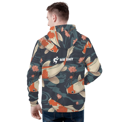 Mens Hoodie - Coy Fish - Mr.Shit