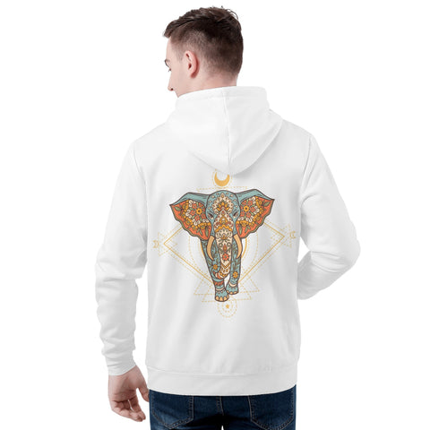 Mens Hoodie - Elephant - Mr.Shit