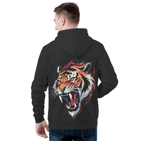 Mens Hoodie - Eye of the Tiger - Mr.Shit